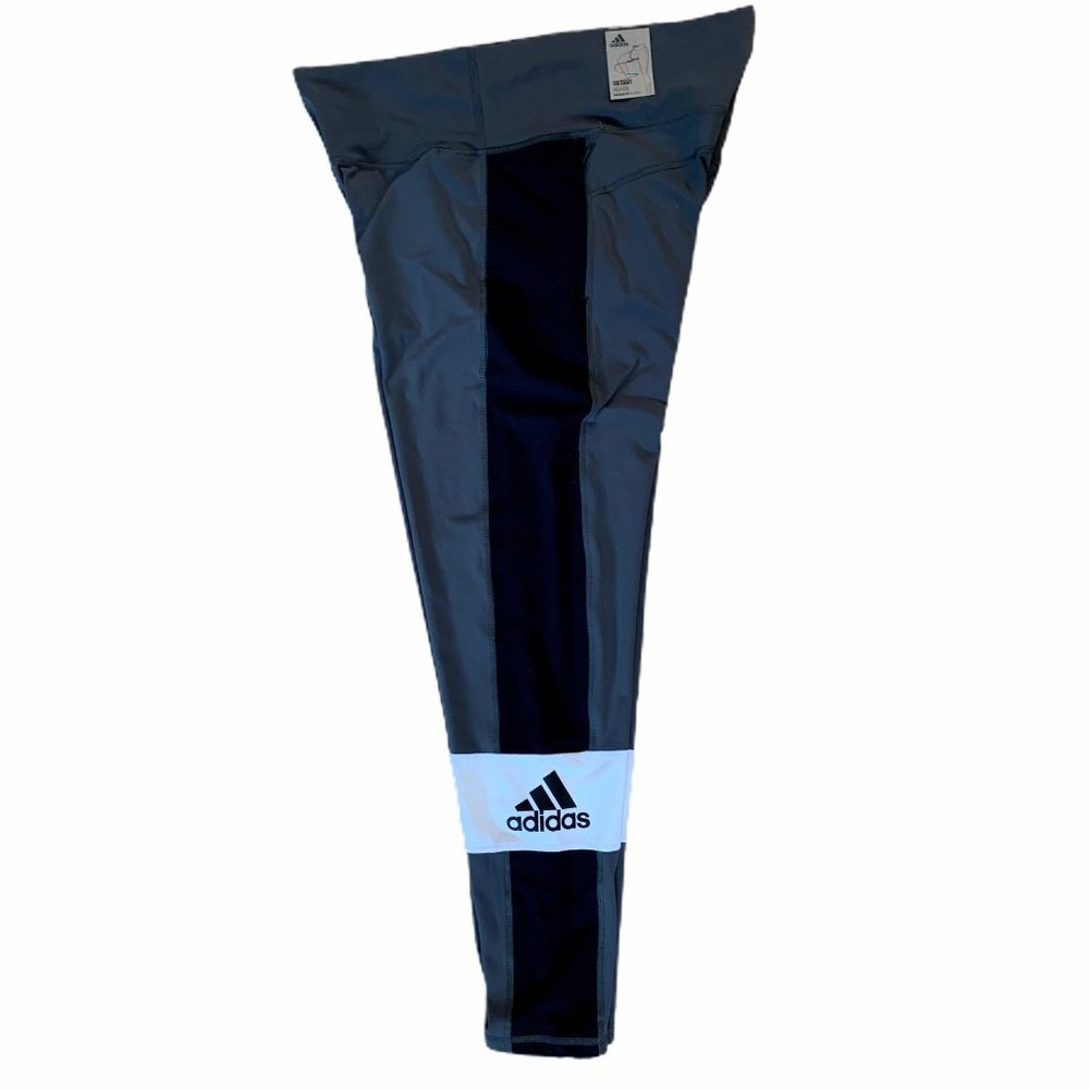 NWT XL Adidas 7/8 High Rise Climate Training Leggings Gift Present Yoga … - Picture 5 of 11